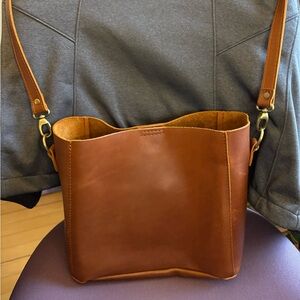 Portland Leather Goods Honey Butterfly Crossbody